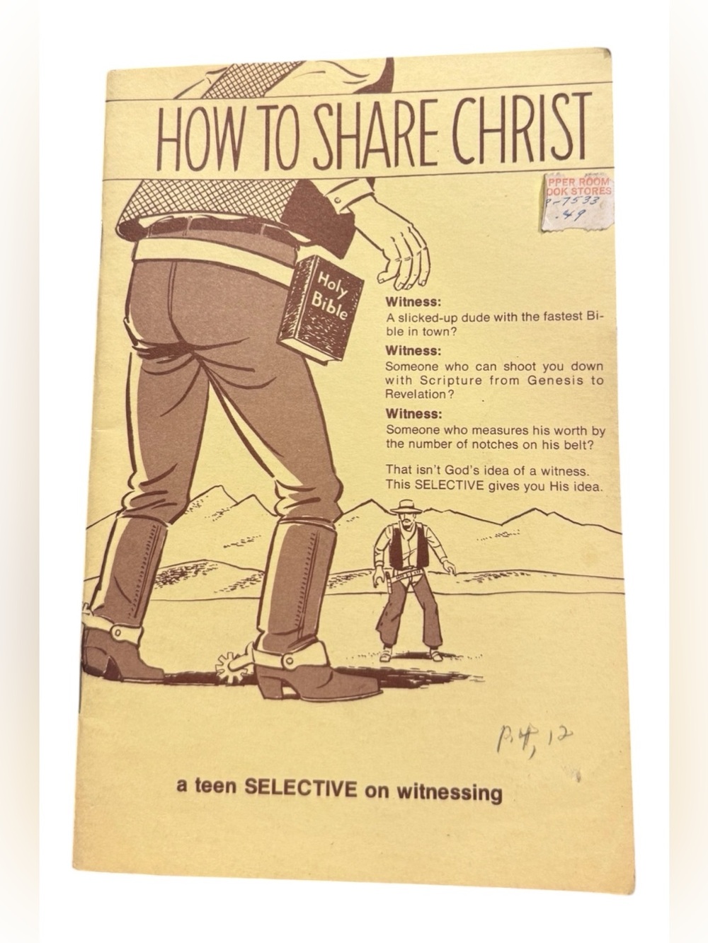 💛10 for $10 or💰BOGO FREE Vintage 1970s Christian Witnessing Guide